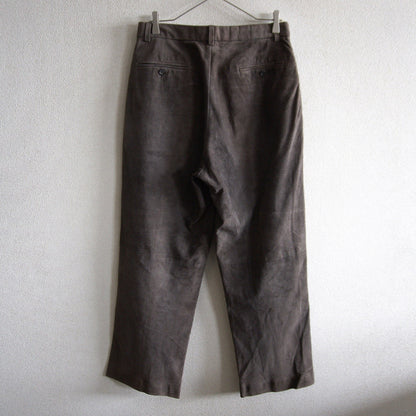 POLO RALPH LAUREN Brown Suede Leather Slacks Size 32