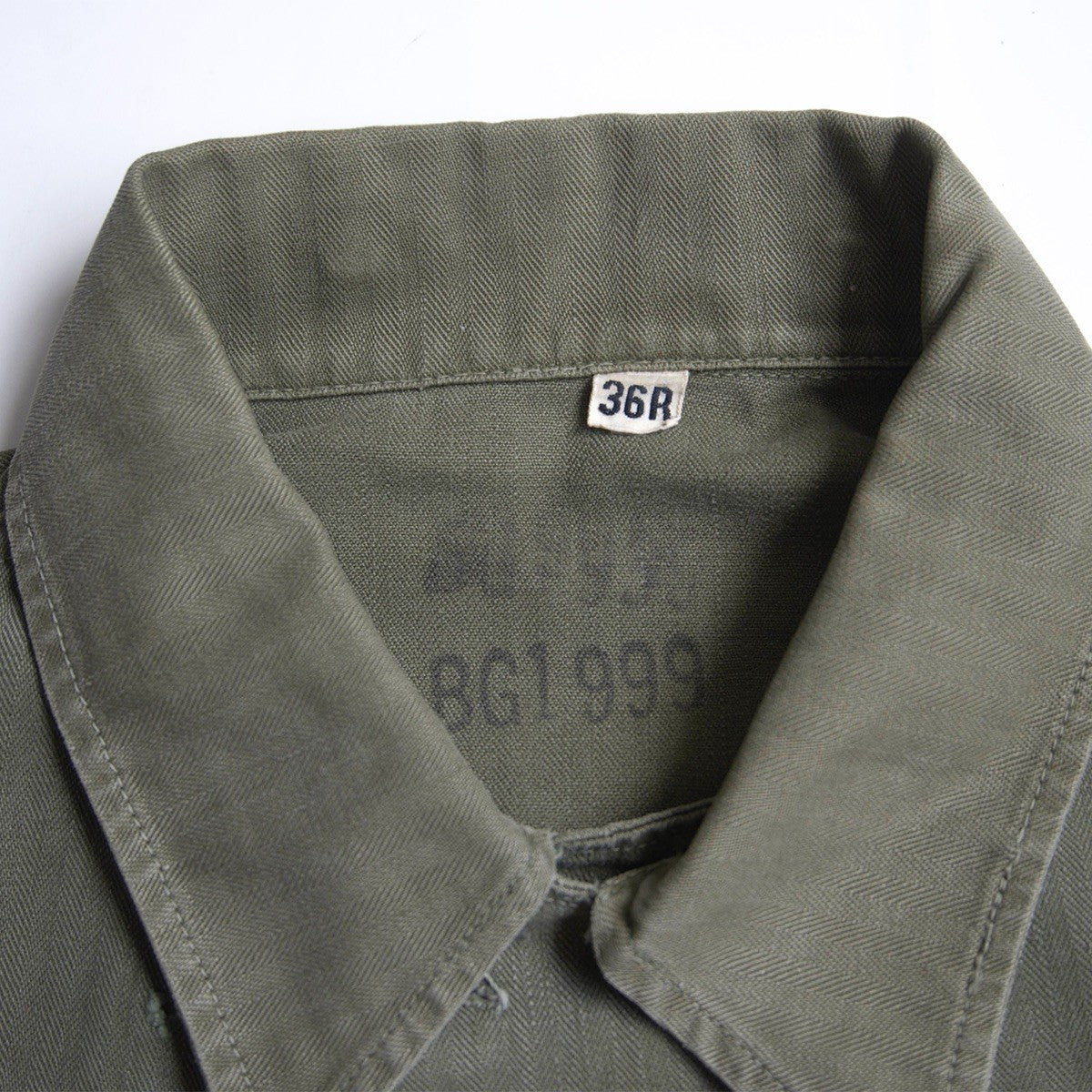 US ARMY 40s M-43 HBT Jacket Herringbone Twill Size 36R