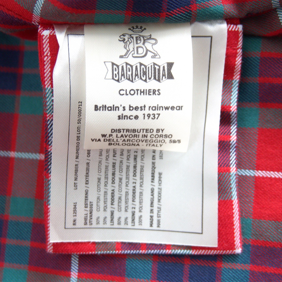 BARACUTA G9 Swingtop Harrington Jacket Black Size 38