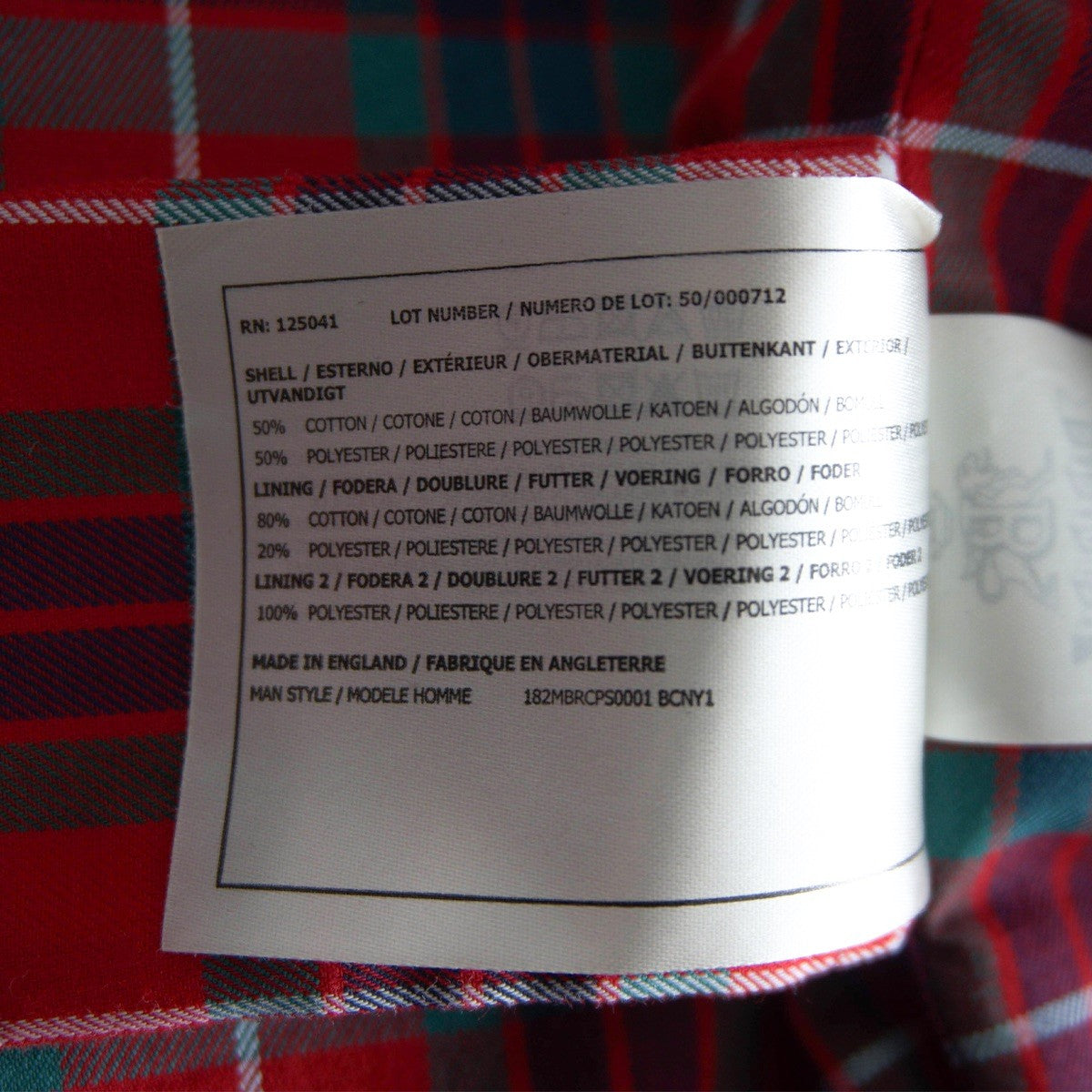 BARACUTA G9 Swingtop Harrington Jacket Black Size 38