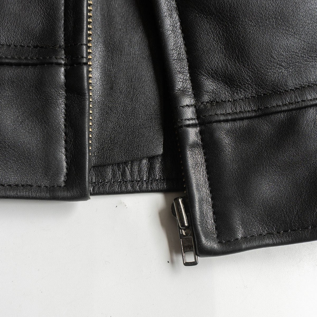 KADOYA BLACK HORSE Single Riders Leather Jacket Size XXL