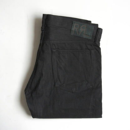 RRL New Black on Black Slim Fit Denim Pants Size 34