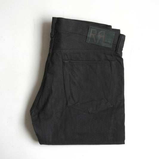 RRL New Black on Black Slim Fit Denim Pants Size 34