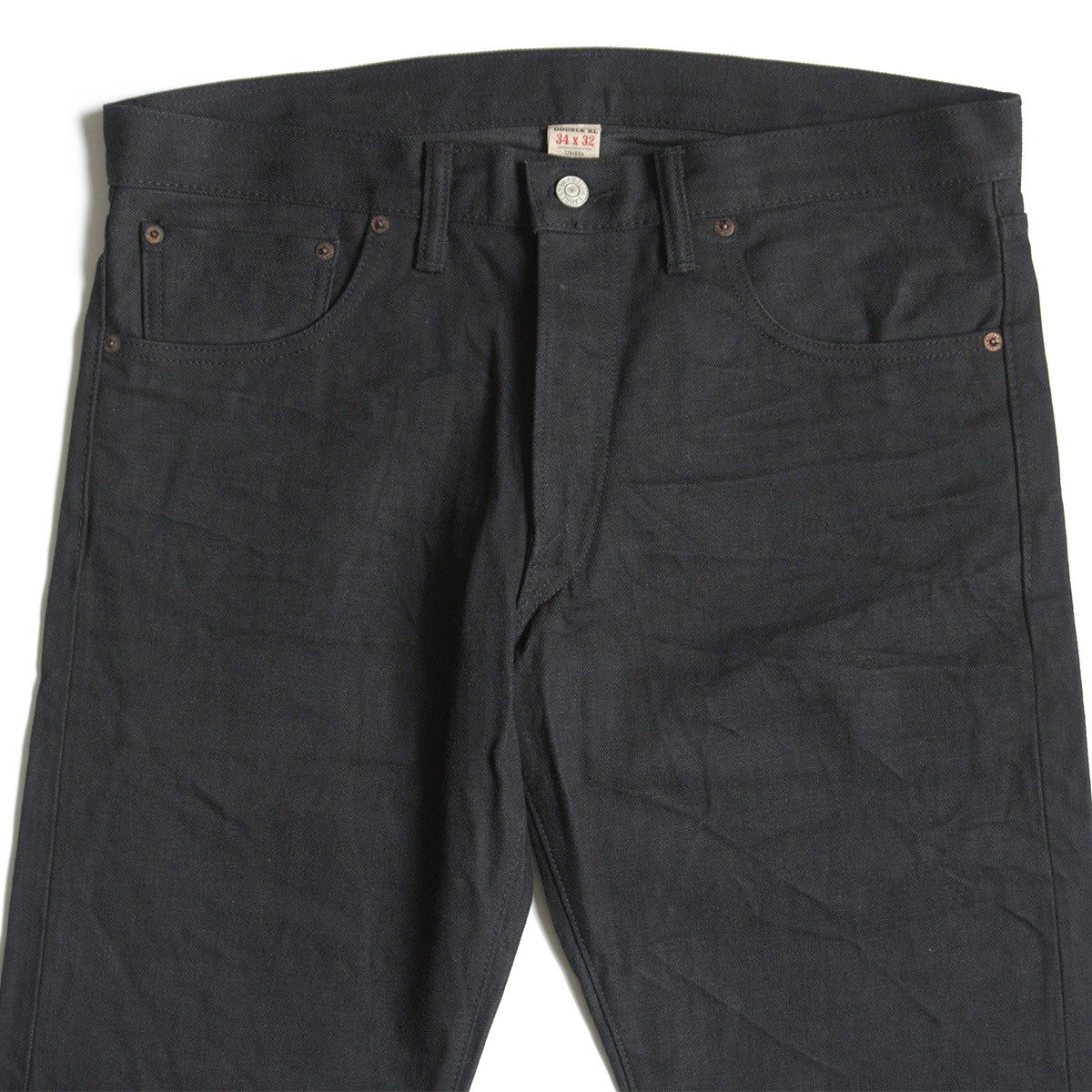 RRL New Black on Black Slim Fit Denim Pants Size 34