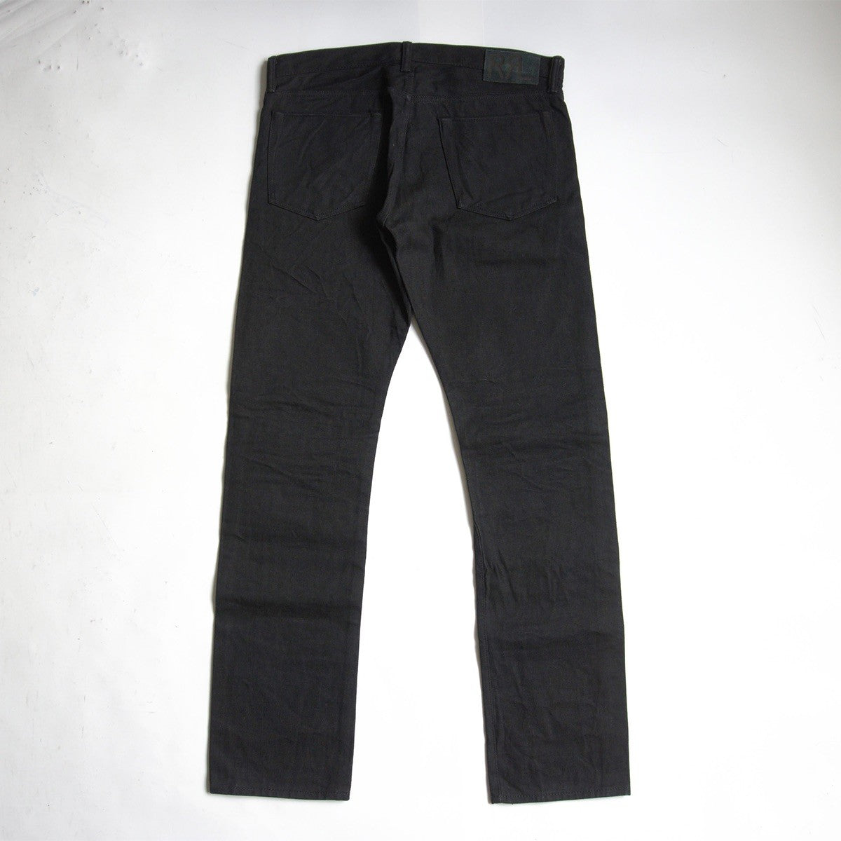 RRL New Black on Black Slim Fit Denim Pants Size 34