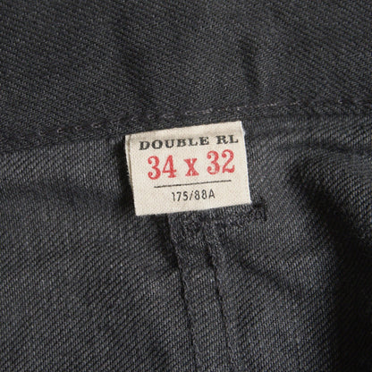 RRL New Black on Black Slim Fit Denim Pants Size 34