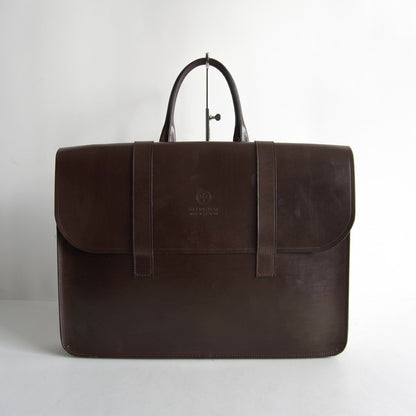 GLENROYAL Bridle Leather Music Case Brown A4 Size ONE SIZE
