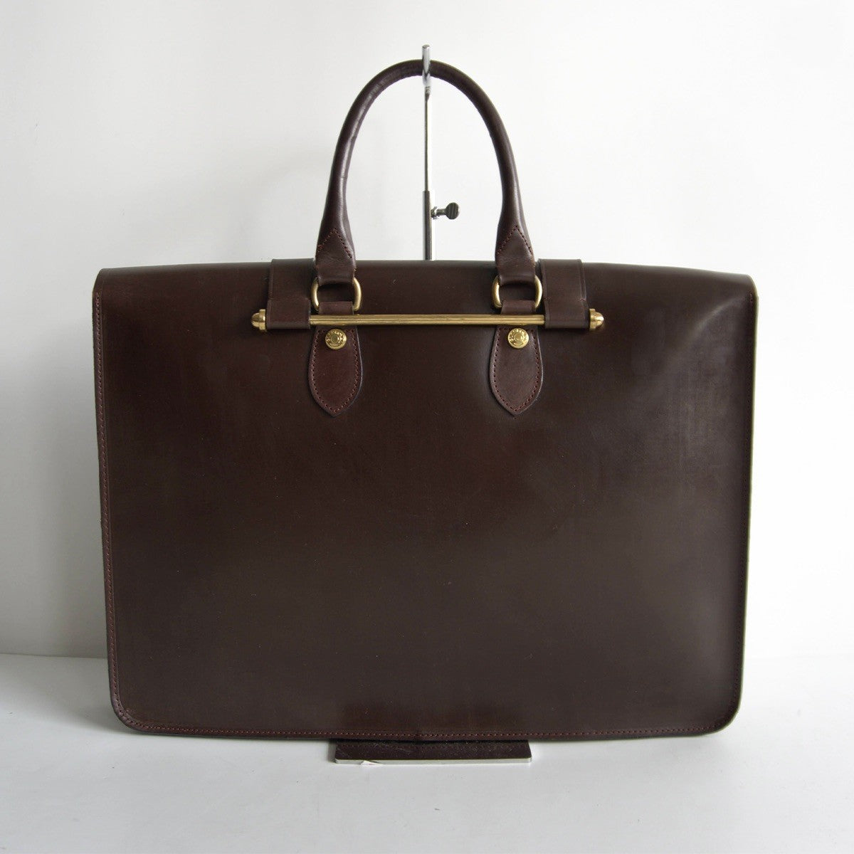 GLENROYAL Bridle Leather Music Case Brown A4 Size ONE SIZE