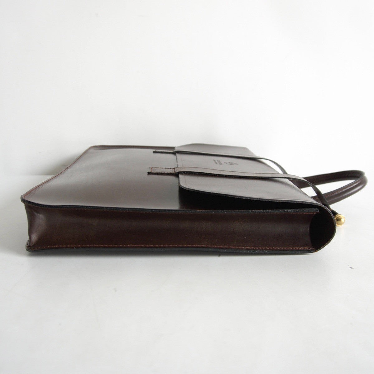 GLENROYAL Bridle Leather Music Case Brown A4 Size ONE SIZE