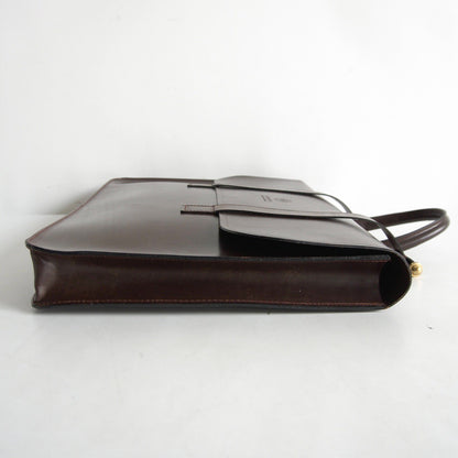 GLENROYAL Bridle Leather Music Case Brown A4 Size ONE SIZE