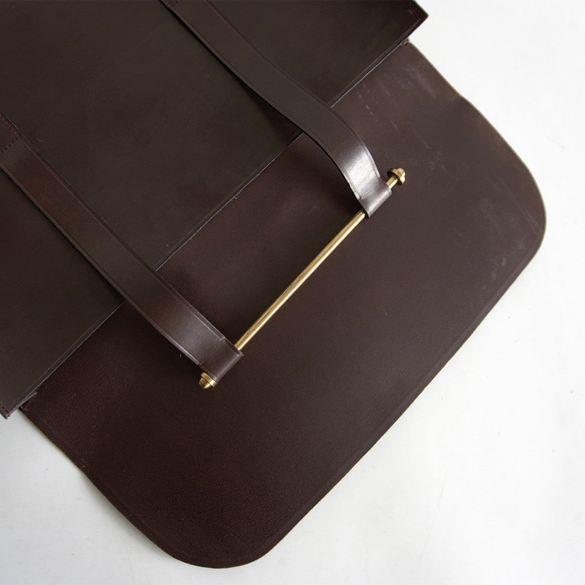GLENROYAL Bridle Leather Music Case Brown A4 Size ONE SIZE