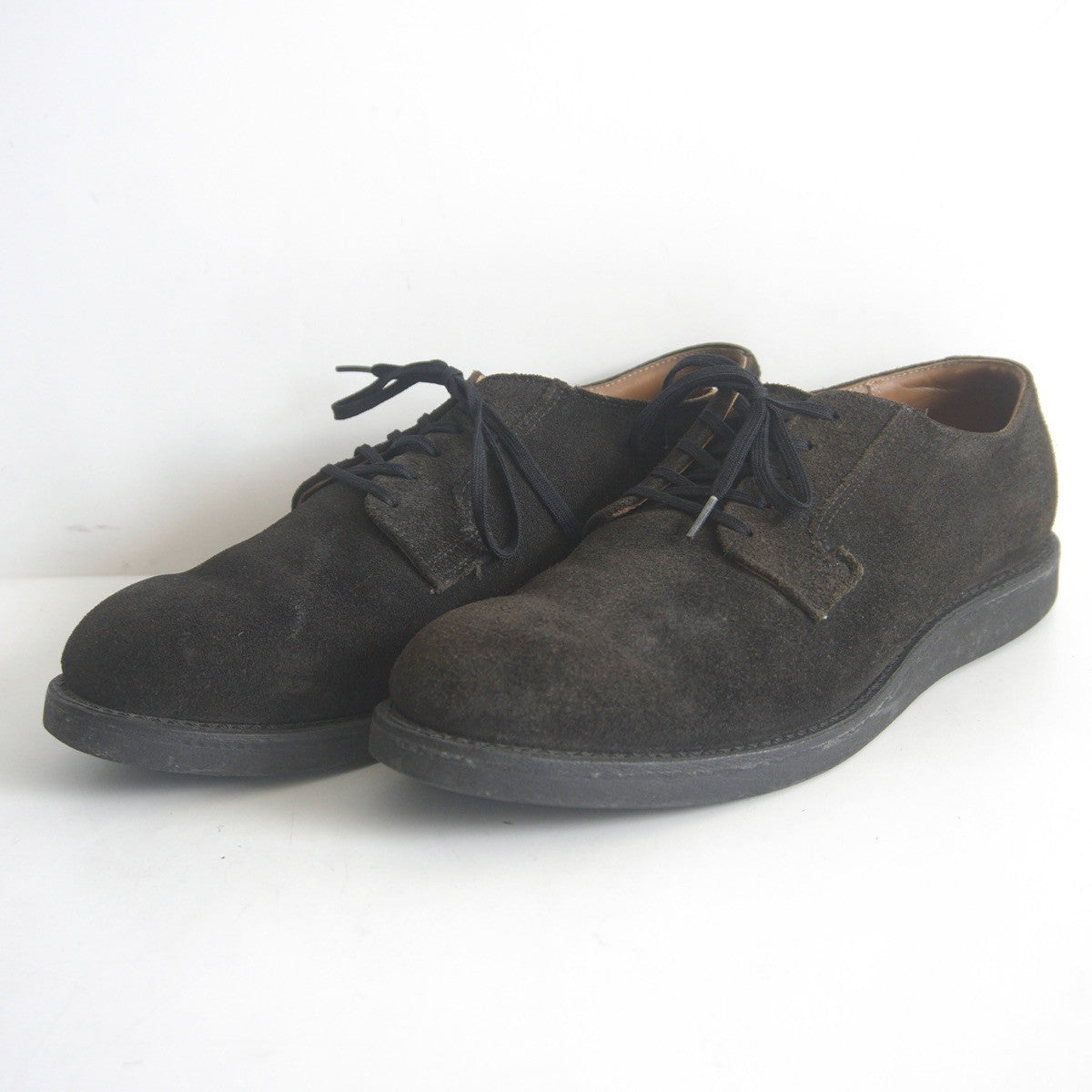 REDWING 9112 Black Suede Postman Oxford Size US10