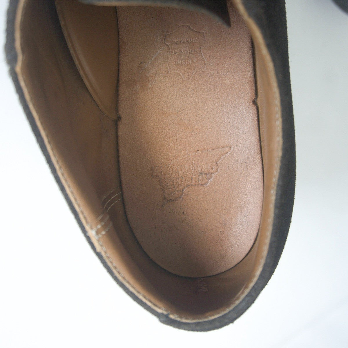 REDWING 9112 Black Suede Postman Oxford Size US10
