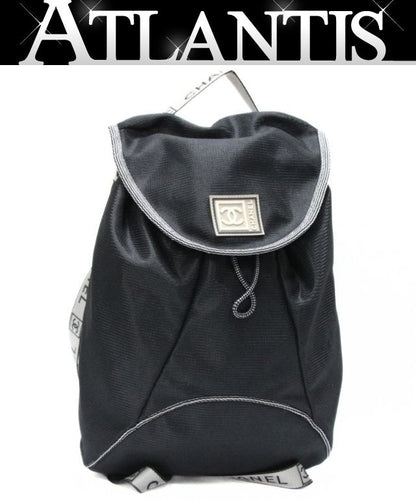 CHANEL Sports Line Nylon Backpack Black