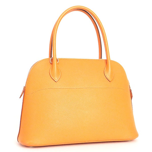 HERMES Bolide 27 Epsom 2-Way Bag Silver HW