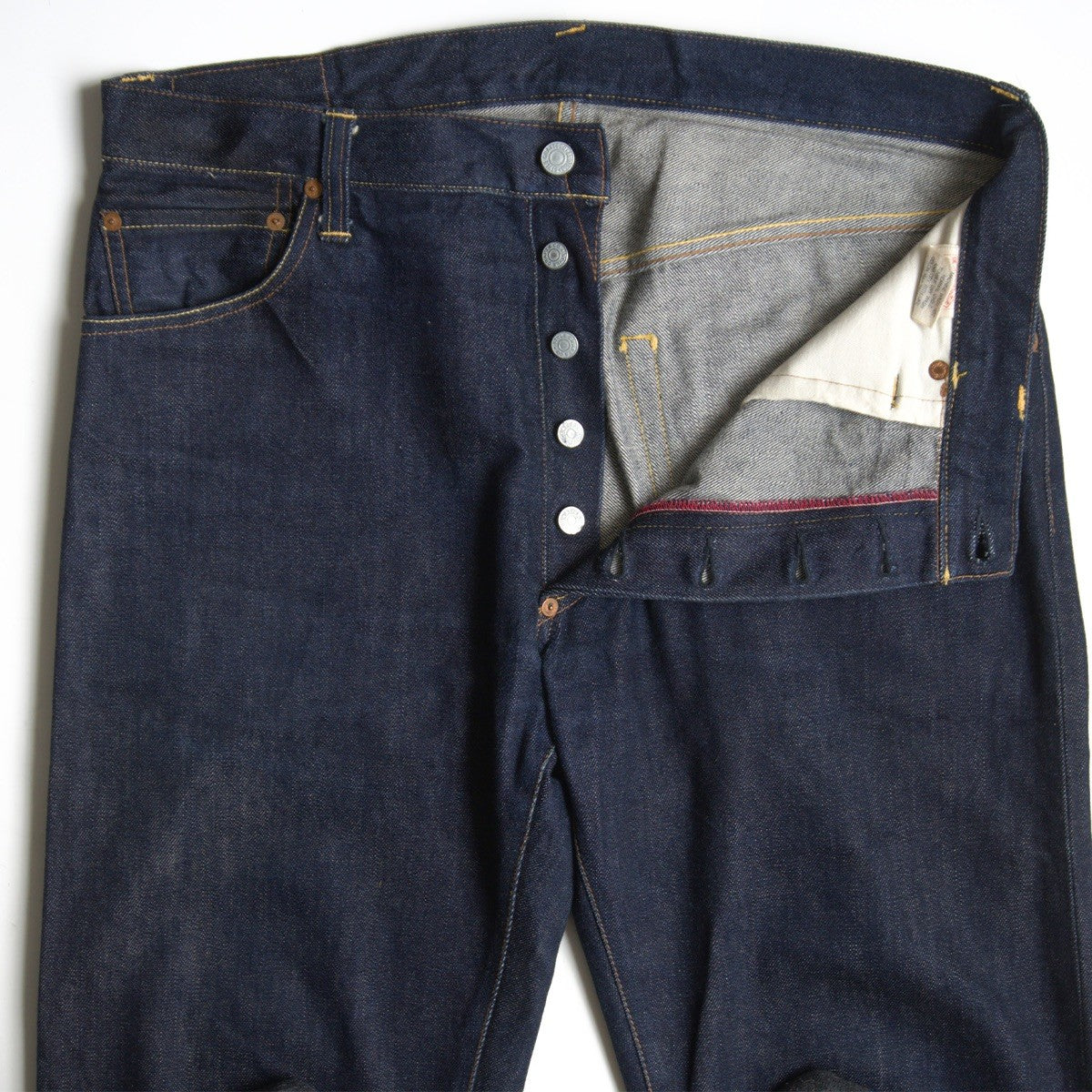 EVISU LOT.2000 Raw Indigo Seagull Denim Jeans Size 34×35