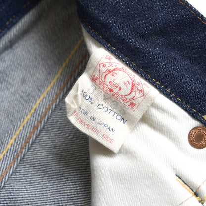EVISU LOT.2000 Raw Indigo Seagull Denim Jeans Size 34×35