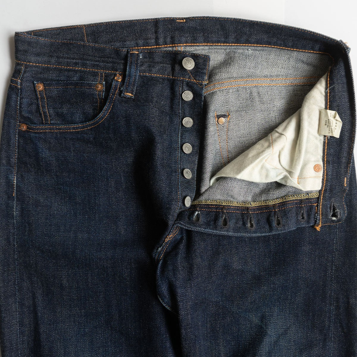 LEVI'S VINTAGE CLOTHING 47501 501XX Big E Raw Size 36×36