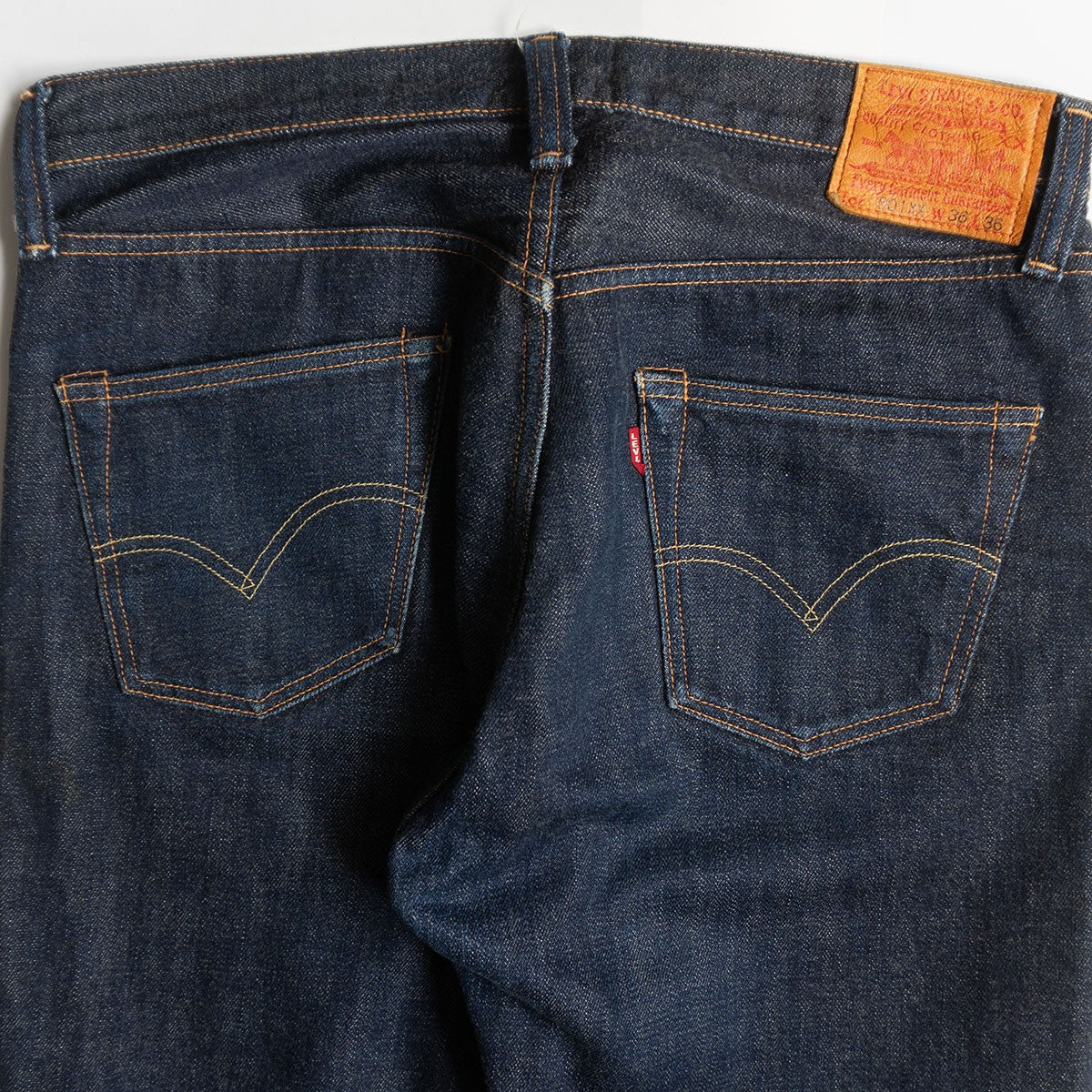 LEVI'S VINTAGE CLOTHING 47501 501XX Big E Raw Size 36×36