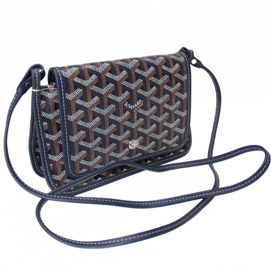 GOYARD Brume Mini Shoulder Bag Coated Canvas Navy