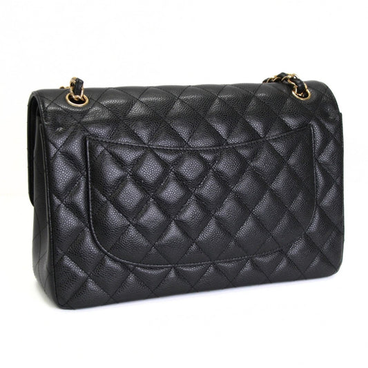 CHANEL Matelasse 30 Double Flap Bag Black