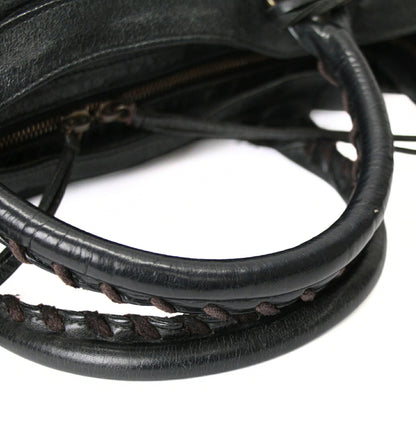 BALENCIAGA Classic Velo Leather Black Bag