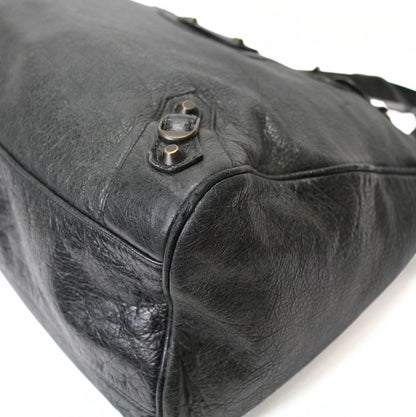 BALENCIAGA Classic Velo Leather Black Bag