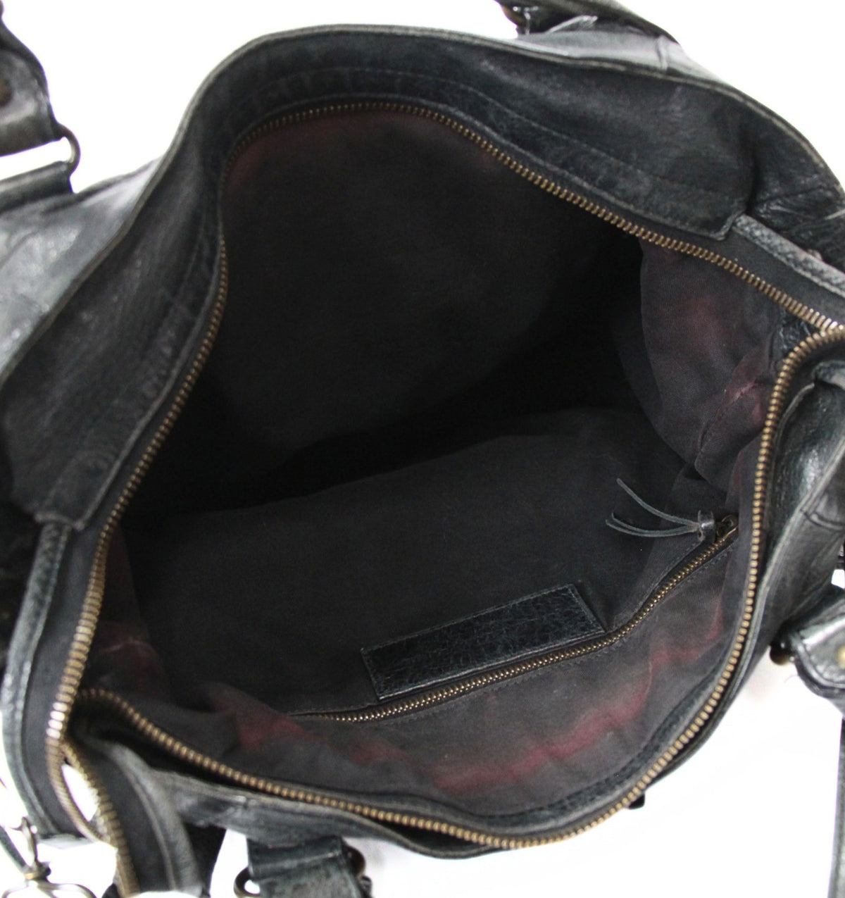 BALENCIAGA Classic Velo Leather Black Bag