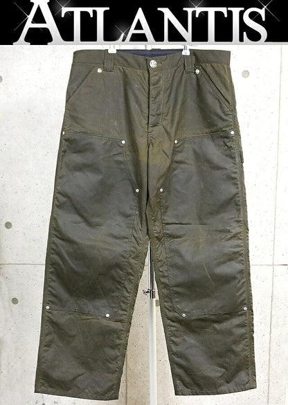 CHROME HEARTS Oil Processed Carpenter Pants Green Size 34