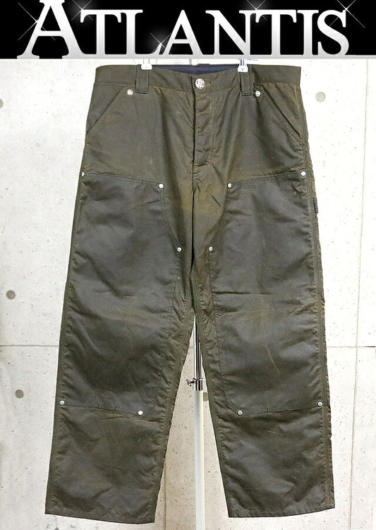 CHROME HEARTS Oil Processed Carpenter Pants Green Size 34