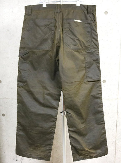 CHROME HEARTS Oil Processed Carpenter Pants Green Size 34