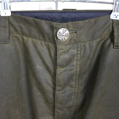 CHROME HEARTS Oil Processed Carpenter Pants Green Size 34
