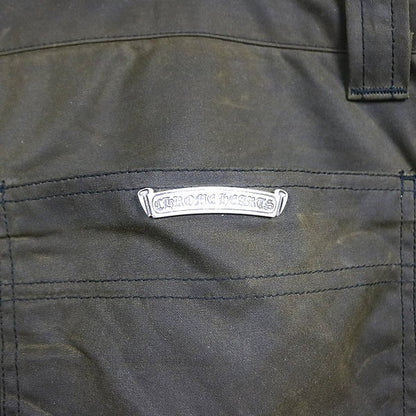 CHROME HEARTS Oil Processed Carpenter Pants Green Size 34