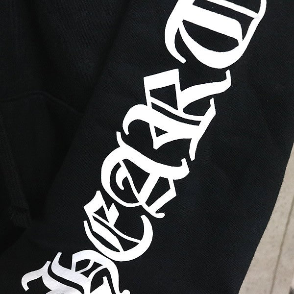 CHROME HEARTS Old English Logo Zip Hoodie Black Size M