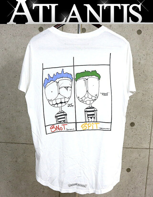 CHROME HEARTS PPO Matty Boy TBAR T-Shirt White Size M