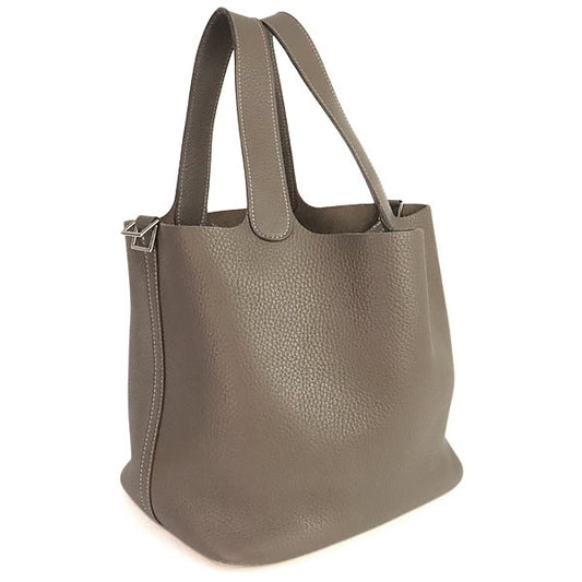 HERMES Picotin Lock MM Bag Etoupe
