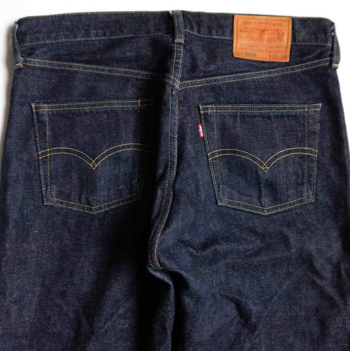 LEVI'S 503B XX Big E Made in Japan Denim Pants Size 33×34