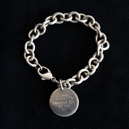 TIFFANY Silver 925 Return to Chain Bracelet Size ONE SIZE