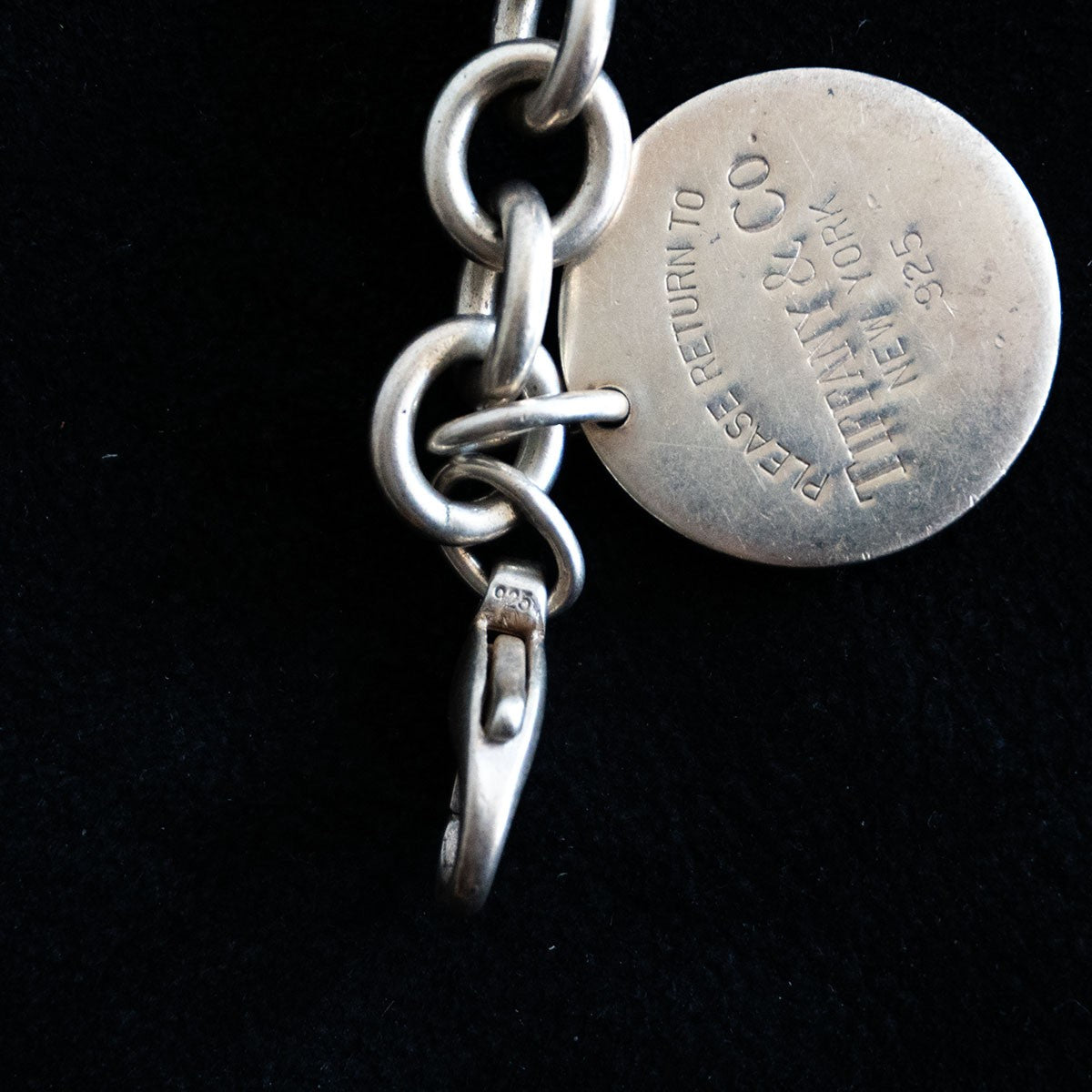 TIFFANY Silver 925 Return to Chain Bracelet Size ONE SIZE