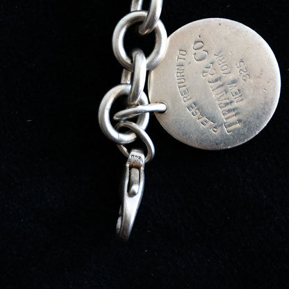 TIFFANY Silver 925 Return to Chain Bracelet Size ONE SIZE