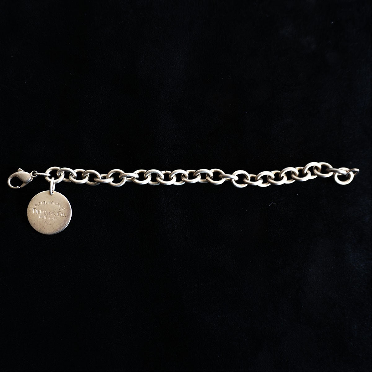 TIFFANY Silver 925 Return to Chain Bracelet Size ONE SIZE