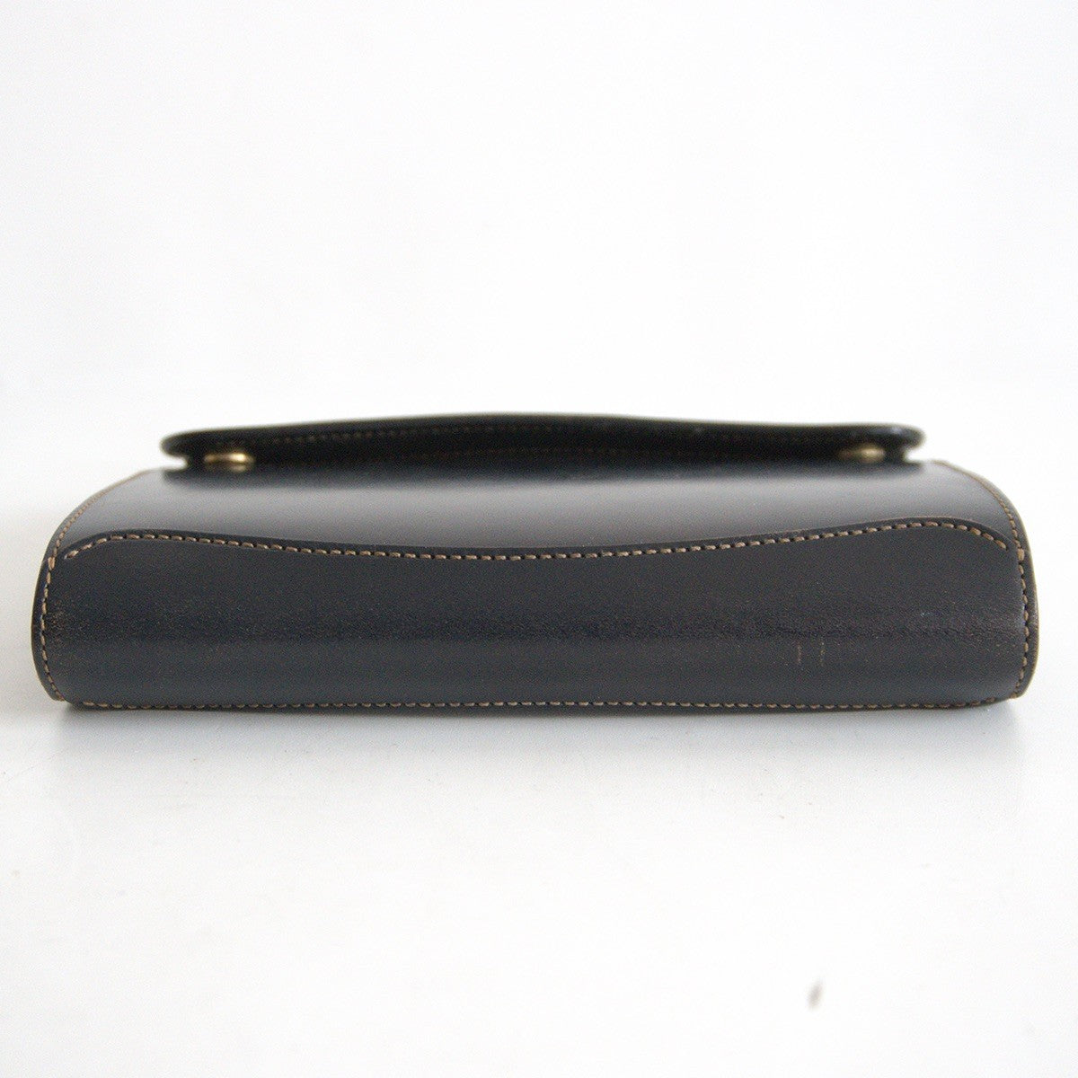 WILDSWANS Saddle Pull Up Leather OWL-B6 Notebook Cover Black