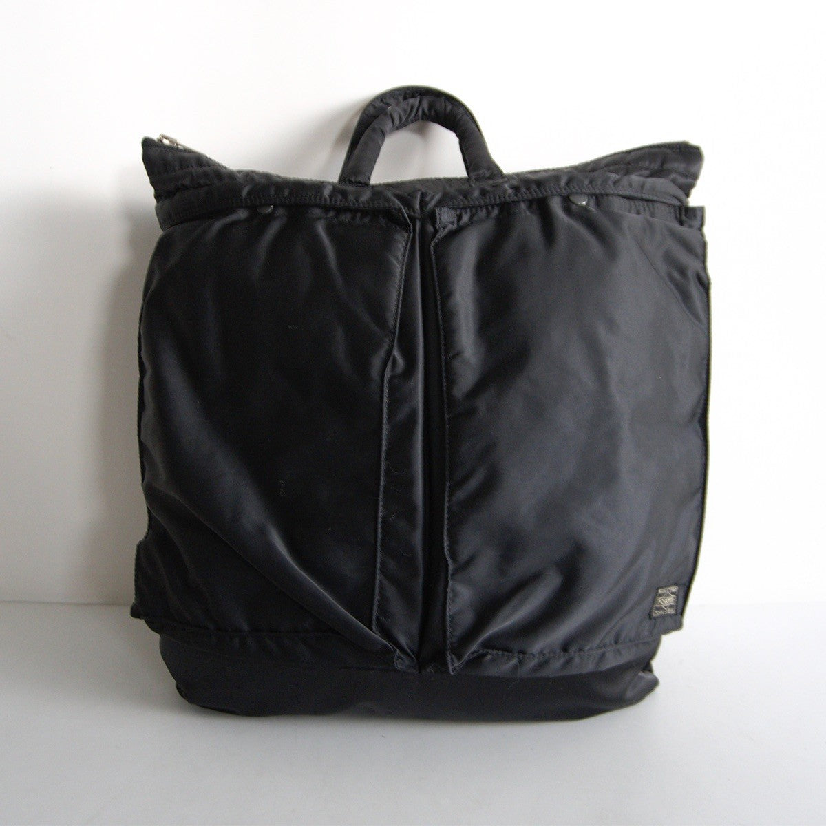 PORTER TANKER 2-Way Nylon Helmet Bag Black Size ONE SIZE