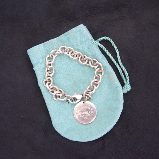 TIFFANY & Co. Silver 925 Return to Chain Size ONE SIZE