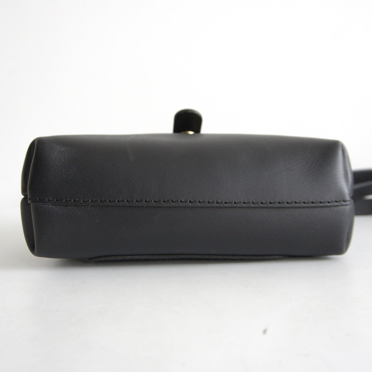 HERZ CW-68 Mini Soft Dalles Leather Bag Black Size ONE SIZE