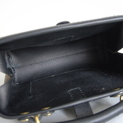 HERZ CW-68 Mini Soft Dalles Leather Bag Black Size ONE SIZE