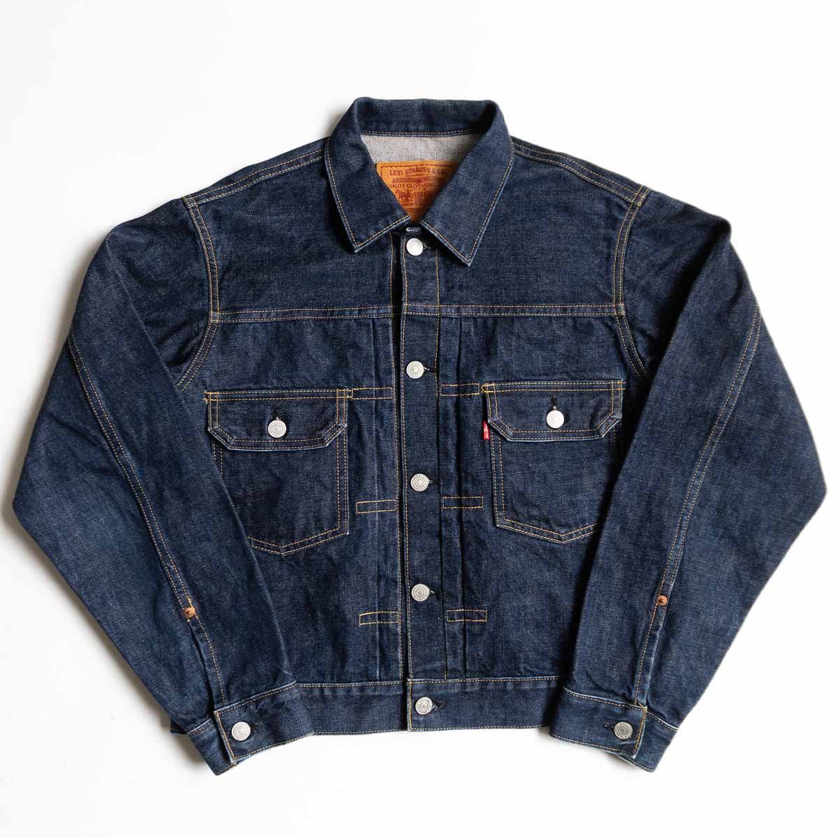 LEVI'S 507XX Big E Type II Dark Indigo Denim Jacket Size 38
