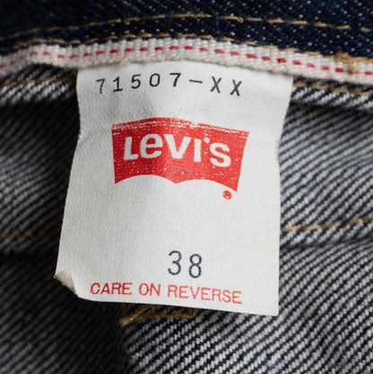 LEVI'S 507XX Big E Type II Dark Indigo Denim Jacket Size 38