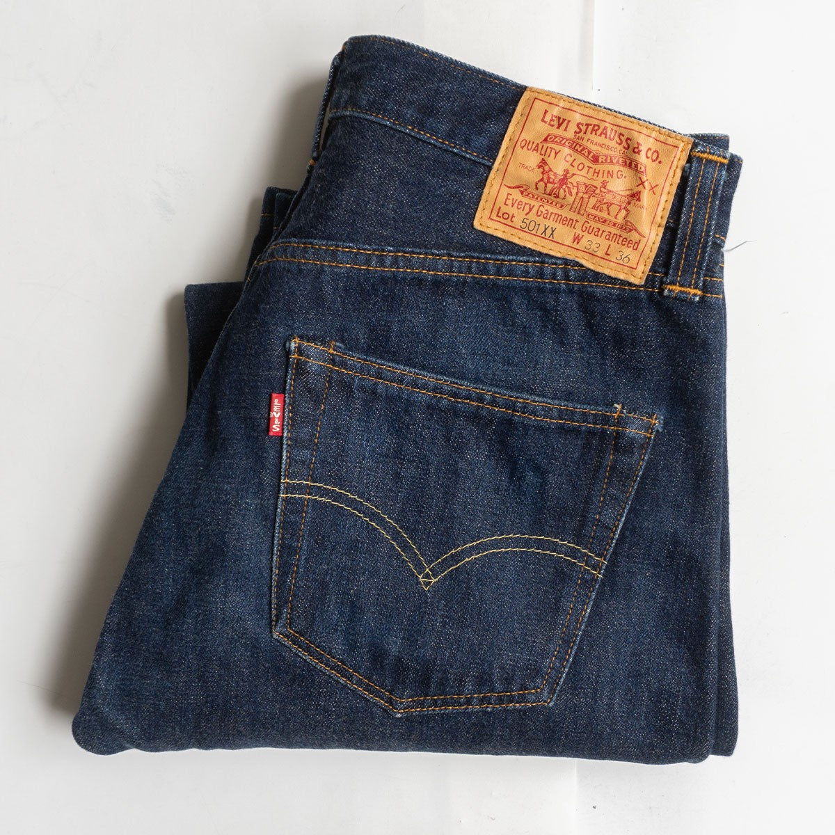 LEVI'S 47501 501XX Big E Valencia Made in USA Size 33×36
