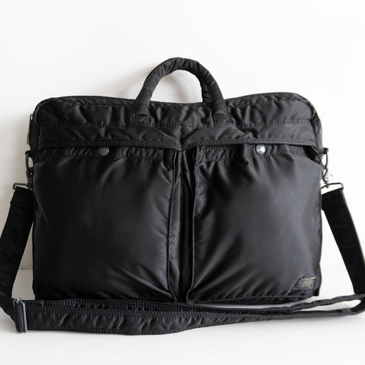 PORTER Tanker 2-Way Nylon Shoulder Bag Black Size ONE SIZE